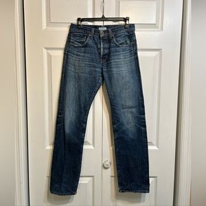 Imogene and Willie Jeans Blue Denim RN 129065 Size Size 29 X 30 Buttonfly Men's